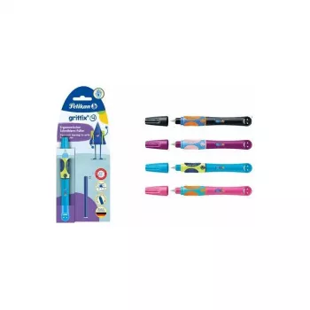 Pelikan griffix rezerves spalvas tintes pildspalvām, A + L dažādas (8 iesācēju, 2 kreilim), 10 gabali 964049
