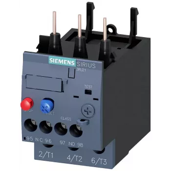 SIEMENS SIRIUS 3RU2126-1KB0 termiskais pārslodzes relejs 9,0-12,5A 10. klase, skrūvju spailes, 1NO+1NC