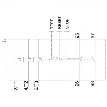 SIEMENS SIRIUS 3RU2126-1KB0 termiskais pārslodzes relejs 9,0-12,5A 10. klase, skrūvju spailes, 1NO+1NC