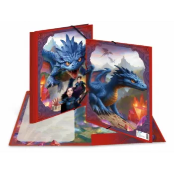 HERMA Dragon stūra elastīgā mape A3 kartons ar 3 iekšējiem atlokiem 20143