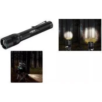 ANSMANN Adventure TA300BF LED lukturis melns ar jostas klipsi, 300 lūmeni, fokusējams, IPX4 1600-0761