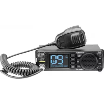 Midland Albrecht AE6390 CB radio 12/24V 4W AM/FM VOX DIN stiprinājums ar 2,4 inch displeju 12639