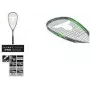TALBOT TORRO Squash Racket Pro 6000, melns / zaļš, uzbrukuma, Y-Construction, 1 gabals (251006)