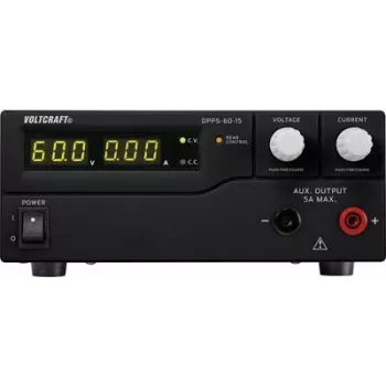 VOLTCRAFT DPPS-60-15 Programējams līdzstrāvas laboratorijas barošanas avots 1-60 V/DC, 0-15 A, 900 W, USB