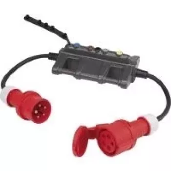 VOLTCRAFT Mērīšanas adapters CEE kontaktdakša uz CEE kontaktligzdu DLA-3L 32
