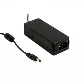 MEAN WELL GST60A48-P1J 60W 48V AC/DC galda barošanas bloks ar 2,1x5,5mm līdzstrāvas spraudni