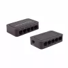SHIVERPEAKS BS08-01110 5 portu Fast Ethernet neapkalpojams galda komutators, 10/100 Mbps, melns