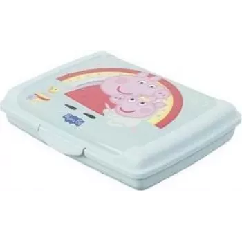 keeeper carla mini Peppa Pig pusdienu kārba, 0,5 L, akvamarīna Deco-Click-Box Mini, PP, ar klipša aizdari, 1 gab. 1070462433600