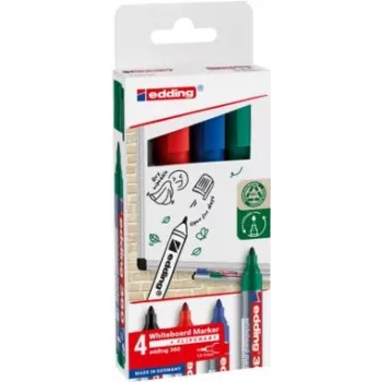 EDDING 360 Tāfeles marķieris Dažādās krāsās 1,5-3,0 mm 4 gabali (4-360-4-2)