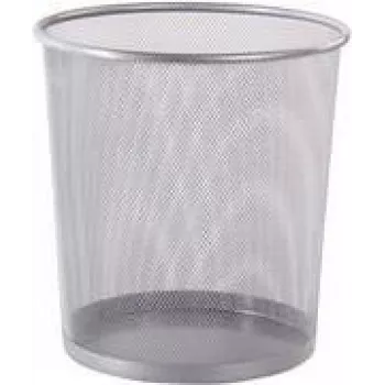 Westcott stiepļu sieta atkritumu tvertne, 12,3 L, sudraba, apaļa, 230 x 270 mm E-744607 00