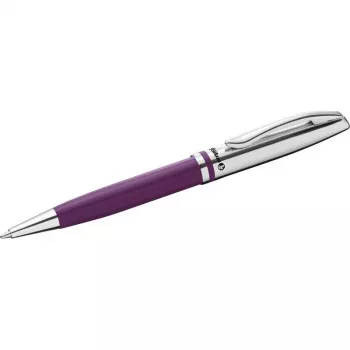 Pelikan Jazz Classic lodīšu pildspalva, violeta metāla, pagriežams mehānisms, zila tinte, vidēja 300013899