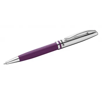 Pelikan Jazz Classic lodīšu pildspalva, violeta metāla, pagriežams mehānisms, zila tinte, vidēja 300013899