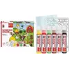 Marabu KiDS Window Color Set Farm, 6 x 25 ml noņemama logu krāsa, uz ūdens bāzes, noņemama, 1 komplekts (0306000000006)