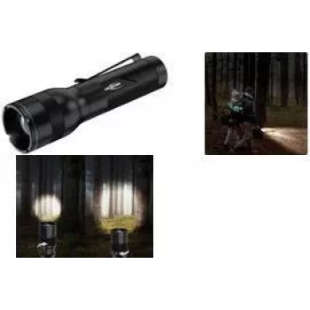 ANSMANN Adventure TA500BF LED lukturis, melns ar jostas klipsi, 470 lūmeni, fokusējams, IPX4 1600-0762