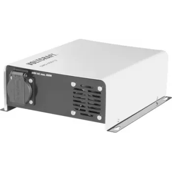 VOLTCRAFT SWD-600/12 tīrā sinusoidālā sprieguma invertors 600 W 12 V DC uz 230 V AC ar tālvadības pulti