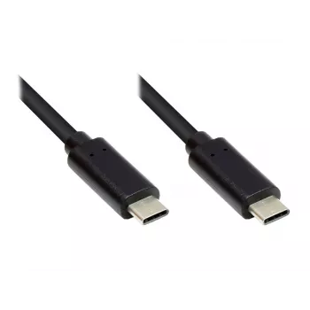 EXSYS EX-K1585-2.0 USB-C kabelis 2 m, USB 3.2 Gen 1, melns
