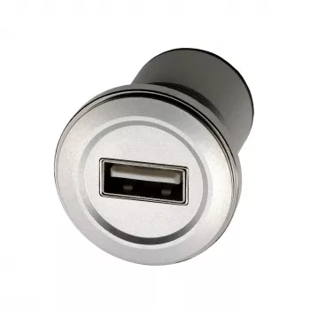 EXSYS EX-49191 Panel Mount USB 2.0 adapteris, USB-A ligzda uz USB-A ligzda, metāls