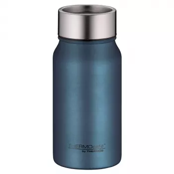 THERMOS termokrūze TC, 0,35 L, matēti zila nerūsējošā tērauda, divkāršās sienas, neizplūstoša 4097.342.035