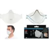 3M Aura 9320+ FFP2 respirators bez izelpas vārsta, 3 paneļu plakanā salokāmā maska, balta, 1 iepakojums 9320-5