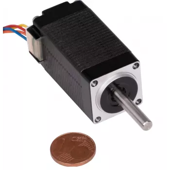 JOY-IT NEMA08-02 pakāpju motors 2 Ncm 0,8 A 4 mm vārpsta