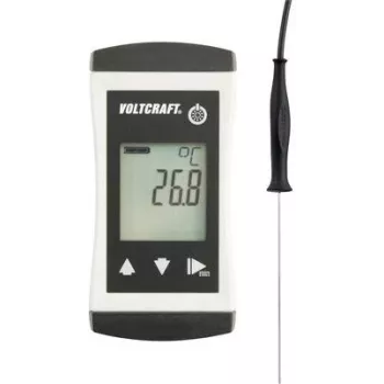 VOLTCRAFT PTM-130 Pt1000 precīzijas termometrs, -70 līdz +250 °C, IP65 VC-8603585