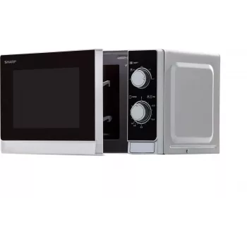 Sharp R200INW Solo mikroviļņu krāsns 20L 800W melna/sudraba
