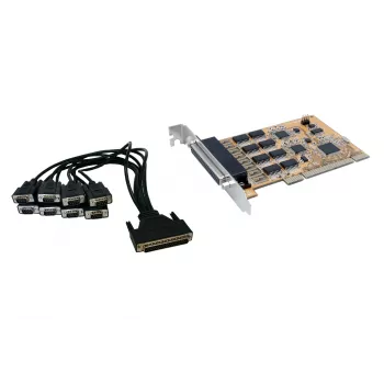 EXSYS EX-41088 8 portu RS-232 sērijas PCI karte ar FTDI mikroshēmojumu