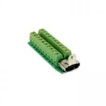 EXSYS EX-49065 adapteris, 19 kontaktu HDMI ligzda – 20 kontaktu spaiļu bloks