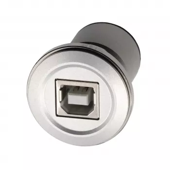 EXSYS EX-49193 metāla panelī montējams USB 2.0 adapteris USB-B sievišķais uz USB-A sievišķais