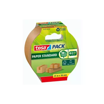 tesa STANDARD ecoLogo® 58293 Iepakojuma lente Brūna 25 m x 38 mm