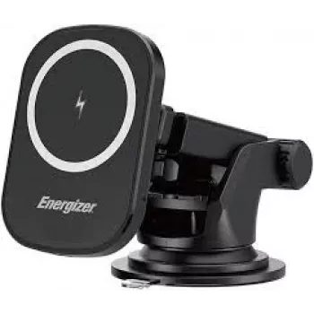 ENERGIZER ECA007 Qi 15W bezvadu auto lādētājs ar automātisko sensoru skavu, melns
