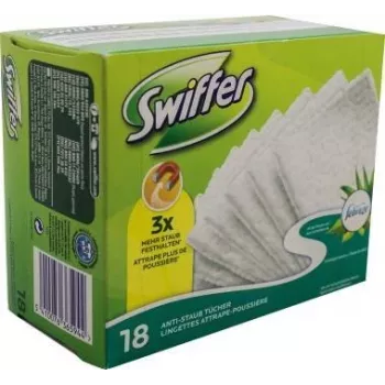 Swiffer Sausās slaucīšanas salvetes Uzpildes komplekts 18 gab. ar Febreze smaržu