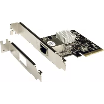 EXSYS EX-6061-2 divu portu 10GbE PCIe x4 zema profila tīkla adapteris