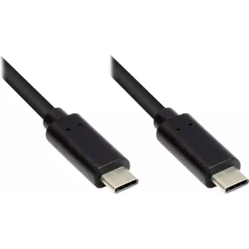 EXSYS EX-K1585-0.2 USB-C kabelis 0,2 m, USB 3.2 Gen 1, melns