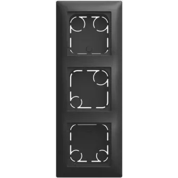Busch-Jaeger Busch-balance SI virsapmetuma korpuss, 3 vietu, augsts profils, Alpu balts 2TKA00005979