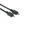 EXSYS FireWire 1394 kabelis 4-pin uz 4-pin, 3,0 m (EX-K6822)