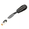Bradas ES2611 riteņu birste, plastmasas rokturis, antracīta, biezas mīkstas saras, 290 mm