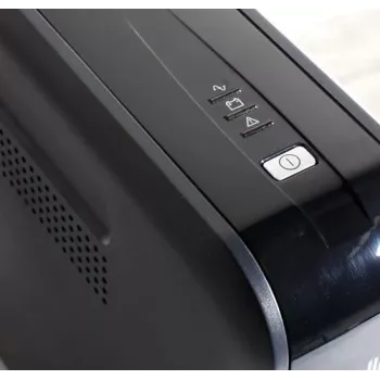 Riello UPS iDialog IDG 600 - 600 VA lineāri interaktīvs UPS, 4 Schuko kontaktligzdas, USB, tornis, melns