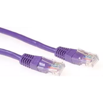 ACT IB4715 Cat5e U/UTP tīkla savienojuma kabelis, RJ45, violets, 15 m