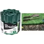 Bradas OBFG 0915 zāliena apmale, zaļa viļņota, 150 mm augstums, 9 m garums, laikapstākļiem izturīga plastmasa