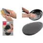 Metaltex silikona tīrīšanas sūklis, ovāls, pelēks, elastīgs, 1 gabals 297615000