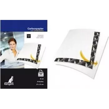 KANGARO oglekļa papīrs DIN A4+, 100 loksnes, melns, 210 x 310 mm, rakstāmmašīnām K-7800492