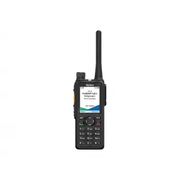 Hytera HP785G BT V1 VHF digitālā/analogā divvirzienu radio ar GPS, Bluetooth, 2400mAh akumulatoru, galda lādētāju, antenu un jostas klipsi
