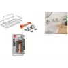 Metaltex Reflex Luxy Vacuum-Fix sienas plaukts sudraba 1 līmeņa 403329000