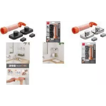 Metaltex VacuumFix āķu komplekts hromēts plastmasas bez urbšanas montāža - 1 komplekts 404999000
