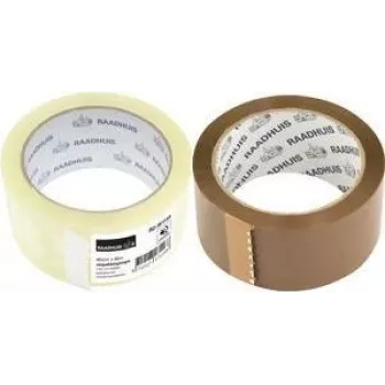 RAADHUIS zema trokšņa līmeņa brūns polipropilēna iepakojuma līmlente, 48 mm x 66 m, 6 ruļļi (RD-351146)