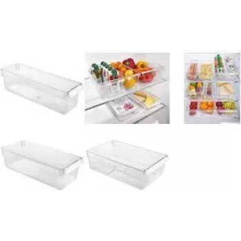 Metaltex Frigo-System organizators, mazs, caurspīdīgs, polistirols (PS), ledusskapja organizēšanai, 1 gabals 235405000