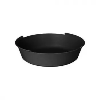 PAPSTAR Circulware daudzreiz lietojams bļoda, apaļa, 800 ml, melna, polipropilēns ar 30% minerālu pildvielām, 1 gabals (97018)
