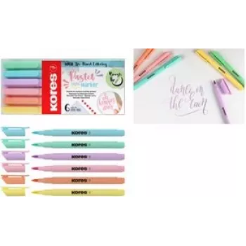 Kores Fasermaler Brush Tip marķieris Pastel Style, 1 gab M21462