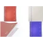 Kangaro College Block 4-in-1, DIN A4, 100 lapas, līnijas, sarkans PP vāks, 80 g/m² papīrs, 4 pārvietojami dalītāji - 1 gabals (K-58380)